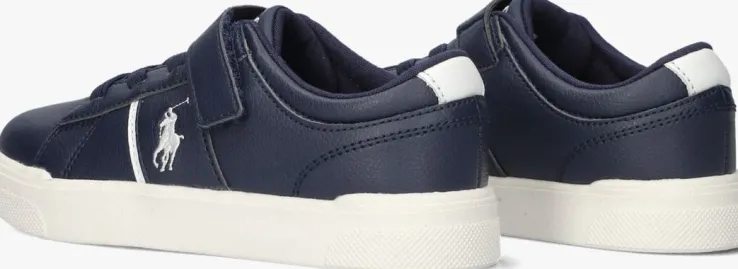 blauwe polo ralph lauren lage sneakers frazier ps