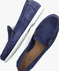 blauwe polo ralph lauren loafers merton venetian