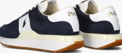 blauwe polo ralph lauren lage sneakers train 89