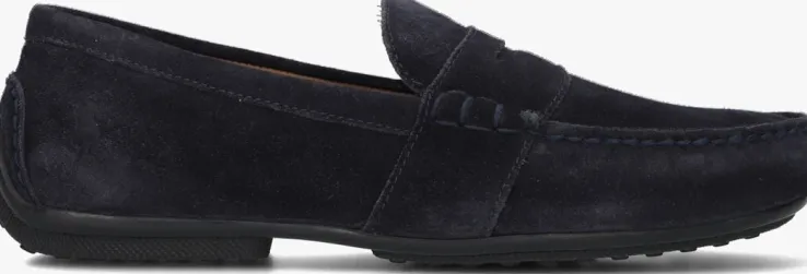 blauwe polo ralph lauren mocassins reynold