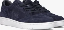 blauwe polo ralph lauren lage sneakers polo court