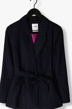 blauwe pom amsterdam blazer blazer - striped midnight blue
