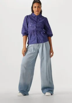 blauwe pom amsterdam blouses sapphire blouse