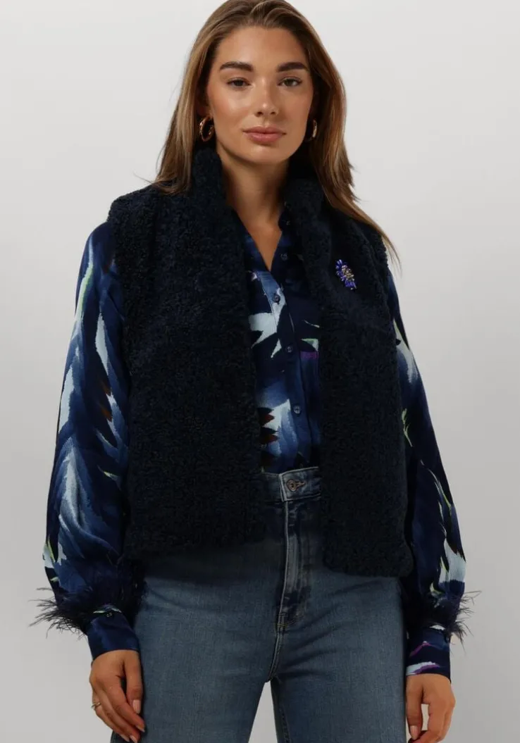 blauwe pom amsterdam gilet gilet - teddy love