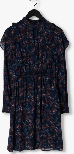 blauwe pom amsterdam mini jurk dress 7093