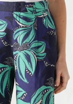 blauwe pom amsterdam wijde broek pants - delicacy green