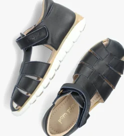 blauwe pom pom sandalen 1261