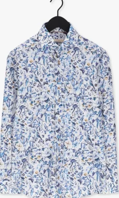 blauwe porto milano klassiek overhemd porto