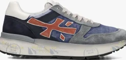 blauwe premiata lage sneakers mick