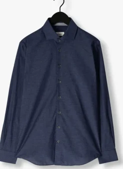 blauwe profuomo klassiek overhemd shirt cutaway sc sf