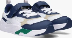 blauwe puma lage sneakers trinity ps