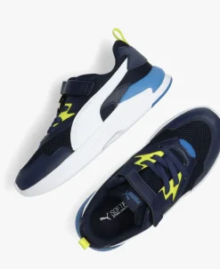 blauwe puma lage sneakers x-ray lite ac inf/ps