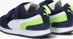 blauwe puma lage sneakers r78 inf