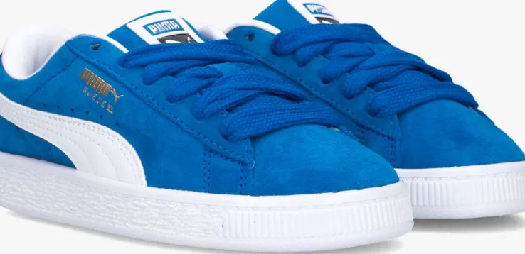 blauwe puma lage sneakers suede xl ps