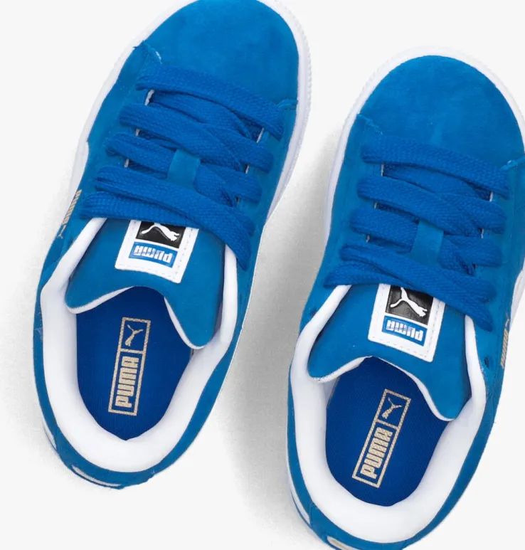blauwe puma lage sneakers suede xl ps