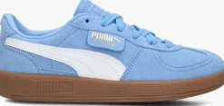 blauwe puma lage sneakers palermo jr