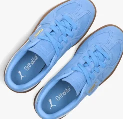 blauwe puma lage sneakers palermo jr