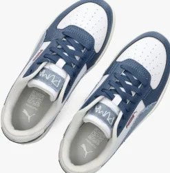 blauwe puma lage sneakers caven 2.0 jr