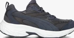 blauwe puma lage sneakers morphic earthy