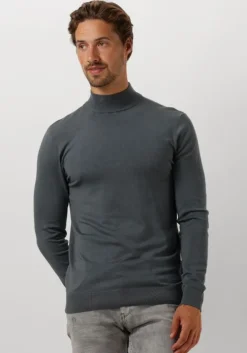 blauwe pure path coltrui regular fit knitwear mockneck801