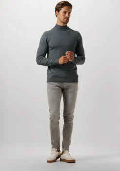 blauwe pure path coltrui regular fit knitwear mockneck801