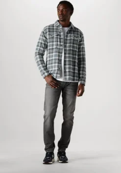 blauwe pure path overshirt regular fit shirts over201