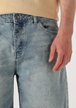 blauwe pure path shorts the owen regular fit denim shorts