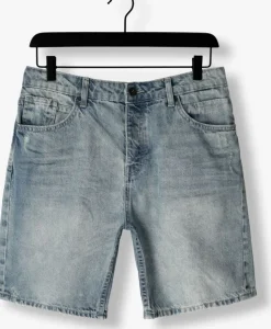 blauwe pure path shorts the owen regular fit denim shorts