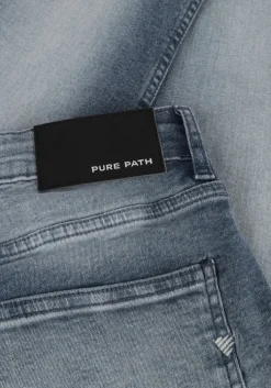 blauwe pure path skinny jeans the jone skinny fit jeans