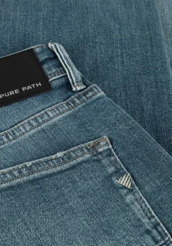 blauwe pure path slim fit jeans the ryan