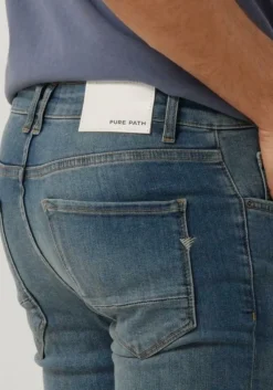 blauwe pure path slim fit jeans w1201 the dylan