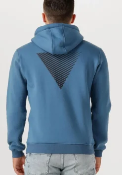 blauwe pure path sweater regular fit hoodie ls sweaters