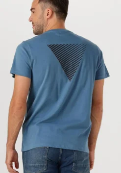 blauwe pure path t-shirt regular fit t-shirts