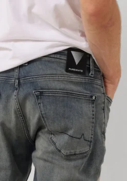 blauwe purewhite skinny jeans #the jone w1118