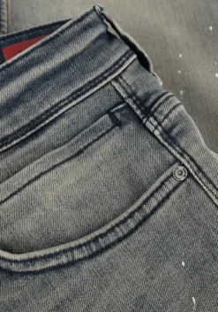 blauwe purewhite skinny jeans #the jone w1118