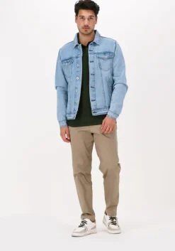 blauwe purewhite spijkerjas 22010406