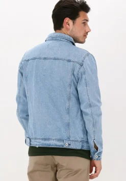 blauwe purewhite spijkerjas 22010406