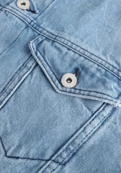 blauwe purewhite spijkerjas 22010406