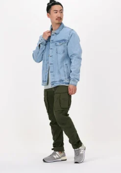 blauwe purewhite spijkerjas 22010406