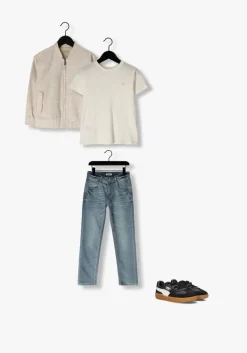 blauwe raizzed slim fit jeans berlin