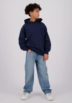 blauwe raizzed straight leg jeans hanoi