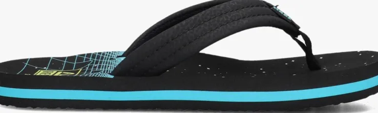blauwe reef teenslippers ahi
