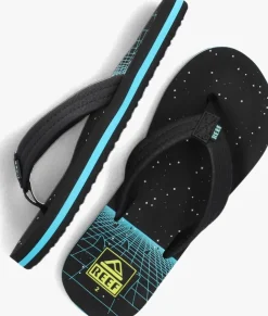 blauwe reef teenslippers ahi