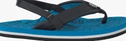blauwe reef teenslippers grom reef footprints