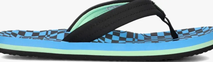 blauwe reef teenslippers ahi