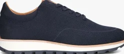 blauwe rehab lage sneakers mason knit