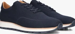 blauwe rehab lage sneakers mason knit