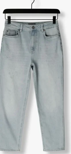 blauwe rellix straight leg jeans 2411 carrot fit light denim