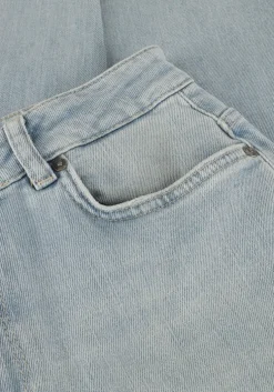 blauwe rellix straight leg jeans 2411 carrot fit light denim