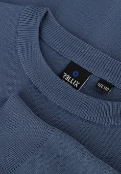 blauwe rellix trui knitwear basic